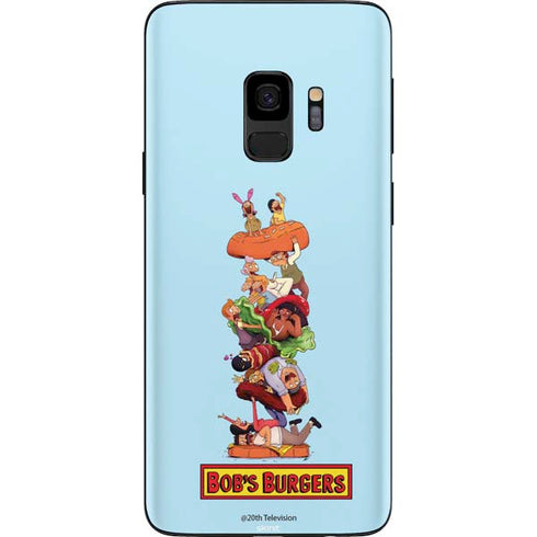 Bobs Burgers Stacked Galaxy S9 Skin